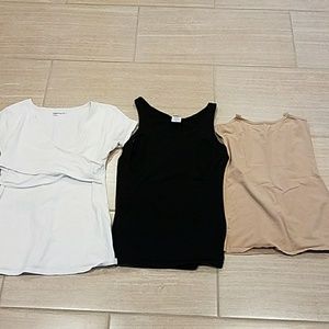 Bundle of nursing shirts in size small